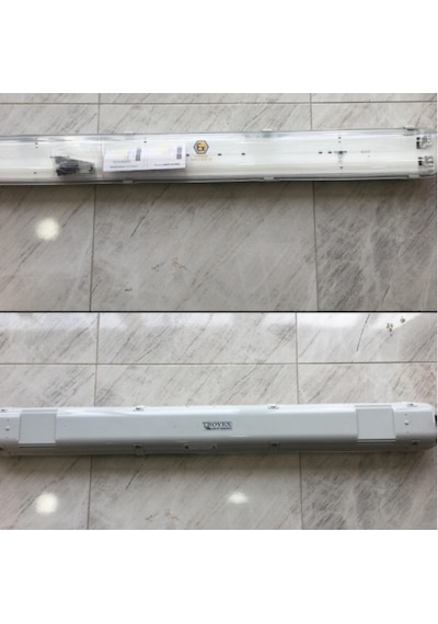 Exproof Etanj Led Aydınlatma Armatür 2X36W Troyex Gri