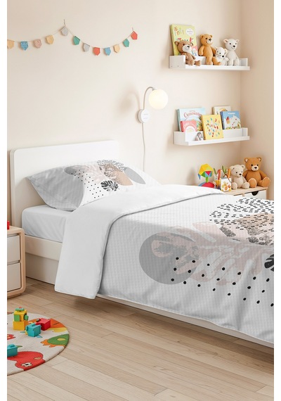 Botanik Gri Genç Odası Bohem Tek Kişilik Pike Takımı-minimal Pudra 160x220 Cm Kapitone Yatak Örtüsü Gölge Taş Örtüsü