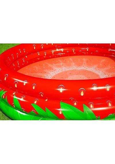 Bestway 51145 3 Boğum. Çilek Temalı Şişme Çocuk Havuzu 160 X 38 Çok Renkli