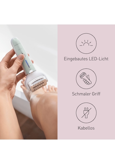Kadınlar İçin Panasonic Es-ey70 Islak/kuru Epilatör, 60 Cımbızlı Çift Disk, 90 Dönebilen Başlık, 3 Hız Ve Led Işık, 30 Dk. Operasyon, Kablosuz, Epilasyon, Ayak Bakım Başlığı. Kadınlar İçin Panasonic Es-ey70 Islak/kuru Epilatör, 60 Cımbızlı Çift Disk, 90 Dönebilen Başlık, 3 Hız Ve Led Işık, 30 Dk. Operasyon, Kablosuz, Epilasyon, Ayak Bakım Başlığı.