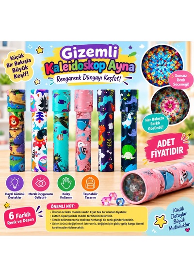 Gizemli Kaleidoskop Ayna Adet Fiyatıdır - 360