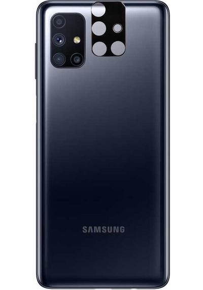 Kilifone - Samsung Galaxy M51 Uyumlu - Kamera Lens Koruyucu 3d Kamera Camı - Şeffaf