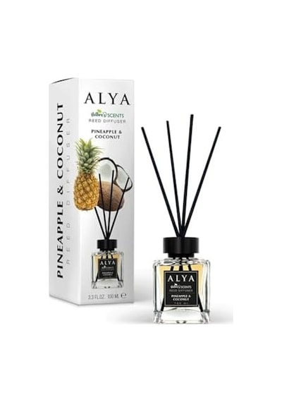 Scents PineApple Uyumlu & Coconut Bambu Çubuklu Oda Kokusu- Ananas & Hindistan Cevizi Kokusu