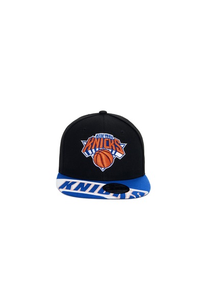 Berellini Knicks Hip-hop Şapka Özel Kolleksiyon Siyah - Mavi