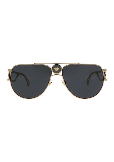Versace Aviator Ve2225 1002/87 Altın Gri Lens 60 MM IN160632384 Erkek Güneş Gözlüğü