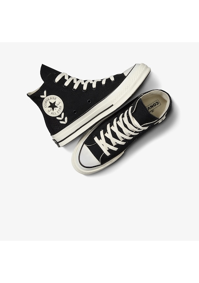 Converse Chuck 70 Crafted Laces Unisex Siyah Bilekli Sneaker A10669c Siyah