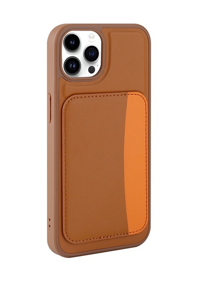 Zore Apple iPhone Uyumlu 14 Pro Max Kılıf Kartlıklı Zore X-kart Silikon Kapak - Lacivert