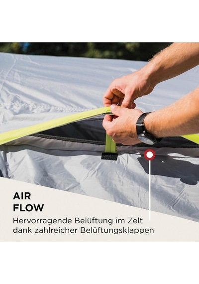 Darwin Zelt, Für 2-4 Personen, Igluzelt Für Camping Festivals Oder Trekking, Leichtes Und Kompaktes Kuppelzelt Mit Vor Genel