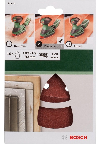 Bosch 102 X 62/93 Mm 120 Kum Multi Üçgen Zımpara Kağıdı 2609256a64