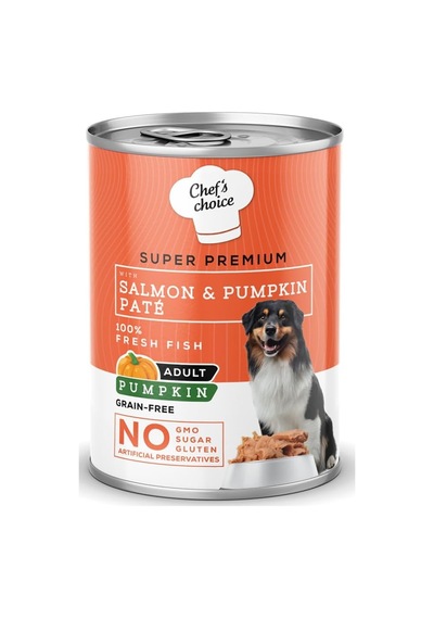 Yetişkin Köpekler İçin, Tahılsız, Hipoalerjenik, Somon Balıklı Ve Balkabaklı Ezme, 400 G X 12 Adet