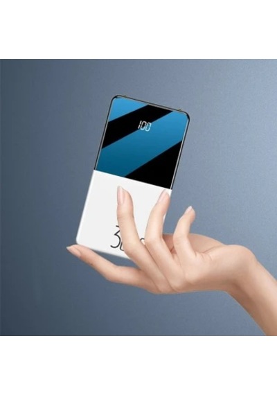 30.000 mah taşınabilir dijital göstergeli şarj cihazı powerbank