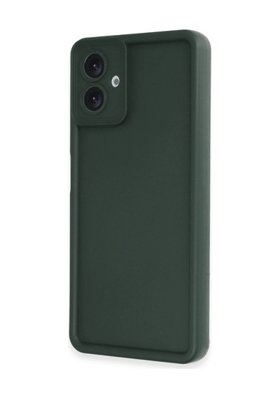 Samsung Uyumlu Galaxy A06 Kılıf Viera Silikon - Koyu Yeşil 0.2M-Çok Renkli