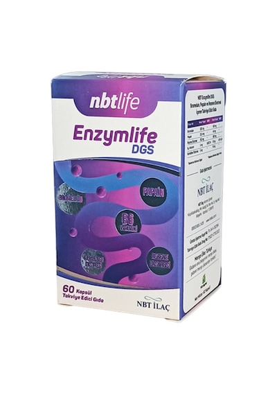 Nbtlife Enzymlfe Dgs Takviye Edici Gıda 60 Kapsül