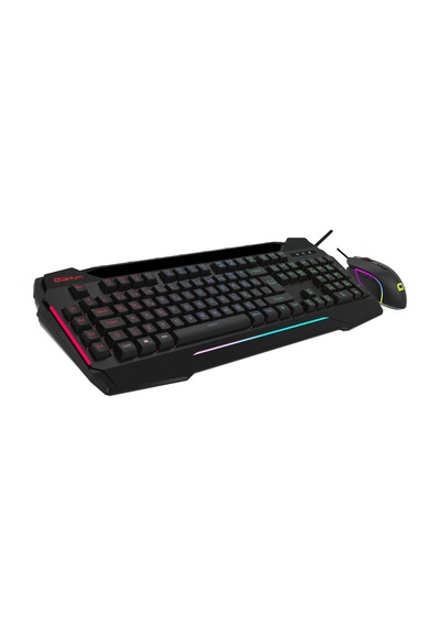 Quantum Dualstrike Kablolu Usb Q Trk Rgb Gamıng Klavye - Mouse Set Optik