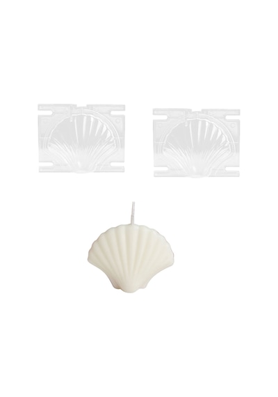 Poli Karbon Sert Plastik Shell Mum Kalıbı Büyük Boy 10x12 Cm