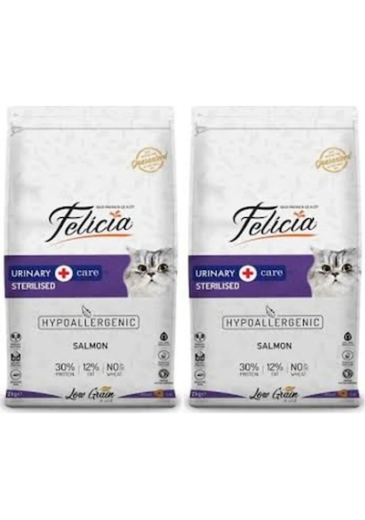 2 Adet Adult Cat Light & Sterilised Somonlu Kısır Yetişkin Kedi Maması 2 Kg X 2 4 Kg