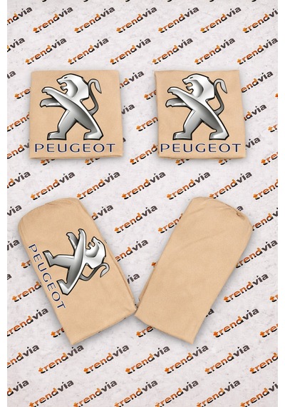 Peugeot Eski Logolu Oto Koltuk Kılıfı Ön Arka Set Penye Universal Koltuk Koruyucu Servis Kılıfı 13861694