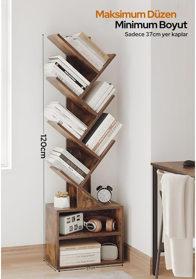 6 Katlı Kitaplık Depolama Dolaplı, Dar Ve Uzun Ağaç Kitaplık Modern Rustik Kahverengi Kitap Düzenleyici Beyaz 6 Katlı Kitaplık Depolama Dolaplı, Dar Ve Uzun Ağaç Kitaplık Modern Rustik Kahverengi Kitap Düzenleyici Beyaz