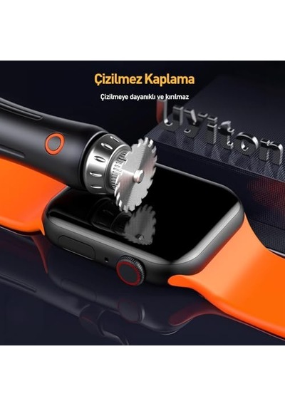 Watch Uyumlu 5d Easyflex 2 Adet Ekran Koruyucu, Flexi, Kolay Kurulum, Tam Kaplayan, Yüksek Hassasiyetli, Slim 41 Mm