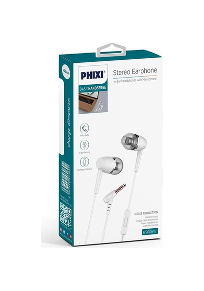 Phixi Basic HS606 Mikrofonlu Kablolu Kulakiçi Kulaklık