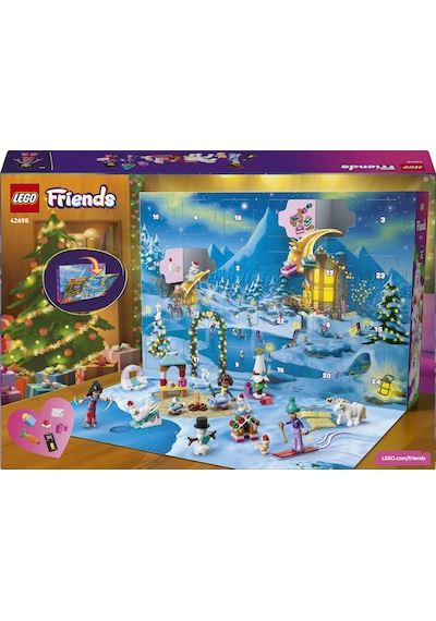 LEGO® Friends 2026 Yılbaşı Takvimi 42698 - 6 Yaş ve Üzeri Çocuklar için 3 Mini Bebek İçeren Oyuncak Yapım Seti (211 Parça)