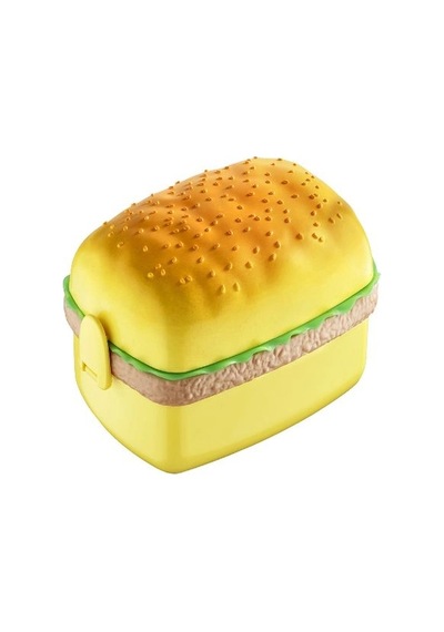 Dikdörtgen Hamburger Beslenme Kabı Sarı