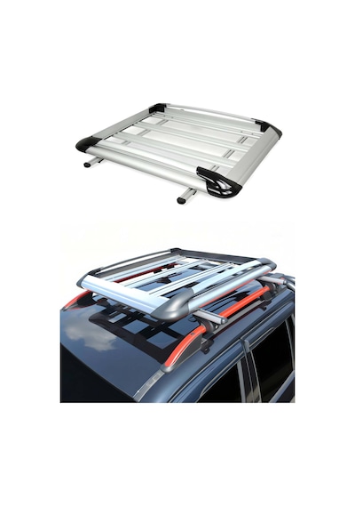 Volkswagen Amarok 2010-2021 Uyumlu Araca Özel Tavan Sepeti 110x120 Cm Alüminyum