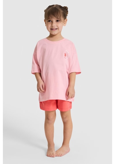 U.s. Polo Assn. Kız Çocuk Somon Pijama Takım 50326612-vr047