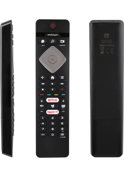 43pus6504/62 Ambilight Netflix-rakuten Tv Tuşlu Led Tv Kumandası