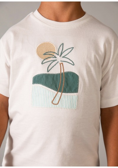 Mayoral Erkek Çocuk Şort Ve Tshirt Takım Krem