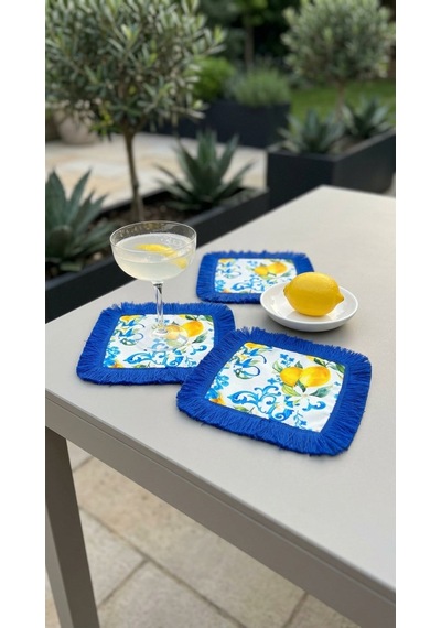 Limonea Azure Kokteyl Peçetesi