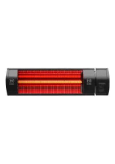 Eır-rc2000 2000 W Ip65 Uzaktan Kumandalı Infrared Isıtıcı Siyah