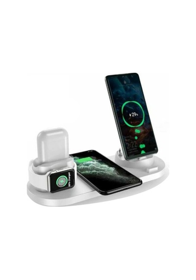 Daytona iOS Iwatch Airpods Apple Uyumlu iPhone Samsung Kablosuz Şarj Standı (487224223)