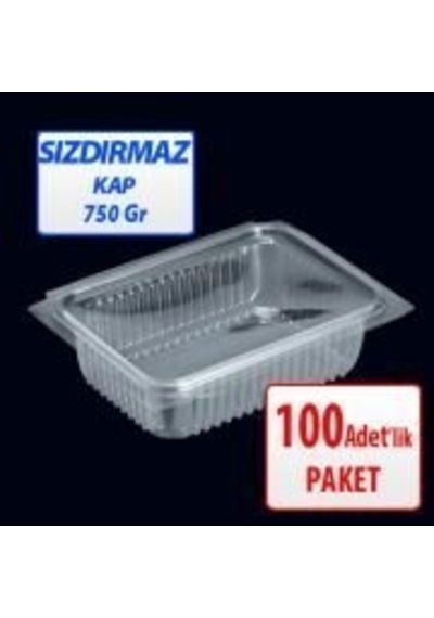 Sızdırmaz Kap 750 Gr 100 Adet