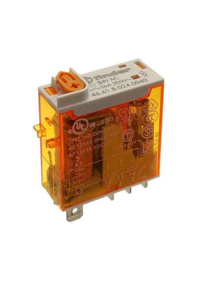 Finder Röle 46618024.0040 Soket Montaj AgNi 1CO 16A Kilitli Test