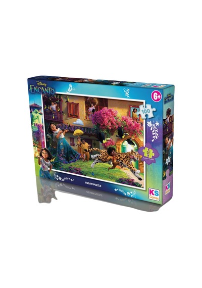 Disney Encanto Mirabel 100 parça Lisanslı Frame Puzzle/Yapboz