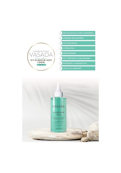 Vasada Gözenek Sıkılaştırıcı ve Aydınlatıcı Glikolik Asit Tonik 200 ML