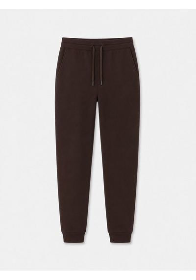 Xint Kahverengi Pamuk Dokulu Regular Fit Sweat Pantolon 380186