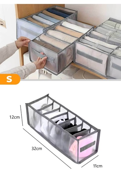 Serstil 7 Gözlü Kulplu Çekmece Içi Düzenleyici Organizer - Small 32x11x12 Cm Diğer