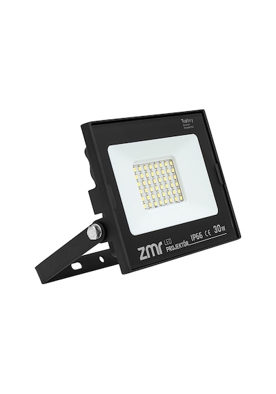 Powermaster Pm-22585 30 Watt 220 Volt 6500k Işık Açısı Siyah Slim Kasa Led Projektör Lamba Dış Mekan Aydınlatma