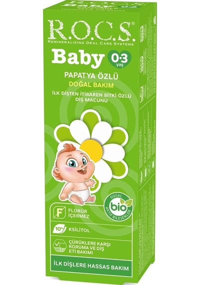 Baby Diş Macunu 0-3 Yaş 35 Ml Papatya