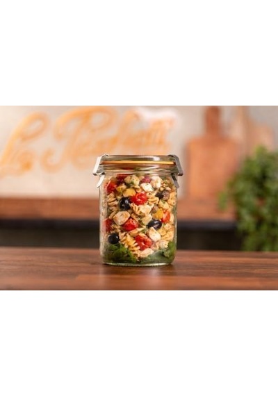 Klipsli 2'li Cam Kavanoz Seti 1 Adet 580 Ml - 1 Adet 425 Ml 7009