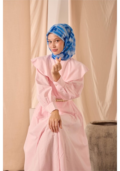 Silk Home Soft Eşarp 73096-19 Bebe Mavi, Saks, Gümüş, Mavi