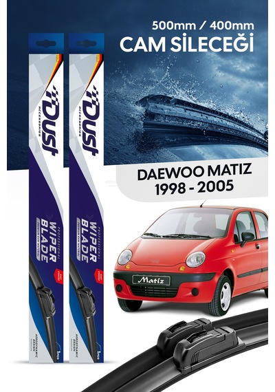 Daewoo Matiz Silecek Takımı 1998-2005 Uyumlu 500mm/400mm