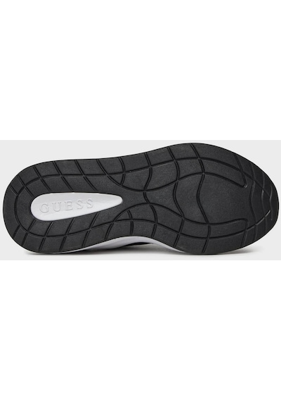 Guess Bayan Ayakkabı Flpge2 Fab12 Black Siyah-beyaz Siyah - Beyaz