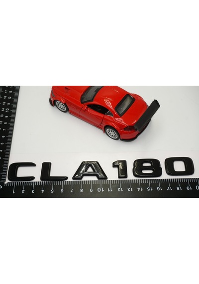 CLA 180 Bagaj Parlak Siyah ABS 3M 3D Yazı Logo