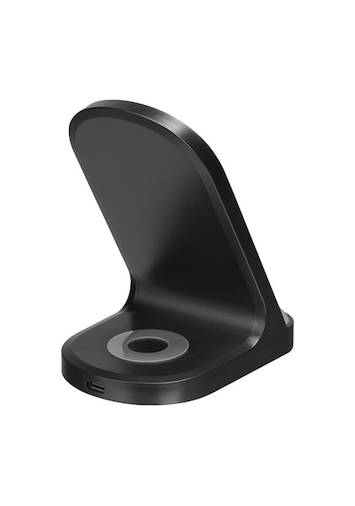 S-link Sl-cw05 Mobil Telefon Uyumlu 15w Led Logo Prm Siyah Kablosuz Şarj Cihazı