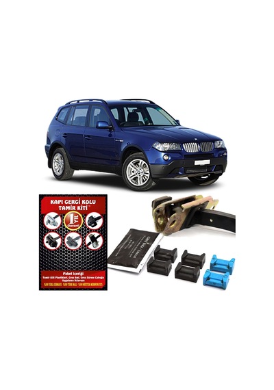 Barrer BMW X3 E83 Kapı Gergi Kolu (Limitör) Tamir Kiti 2004-2010