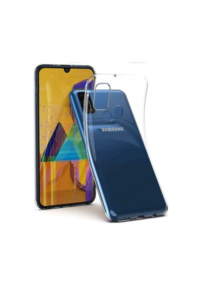 Galaxy M31 Kılıf Zore Şeffaf Ince Ve Esnek Süper Silikon Kılıf Renksiz