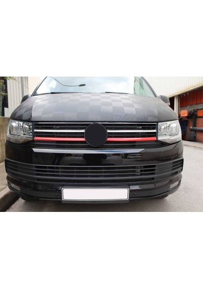 Vw T6 Transporter Kırmızı Krom Ön Panjur 2 Parça 2015-2019 Arası